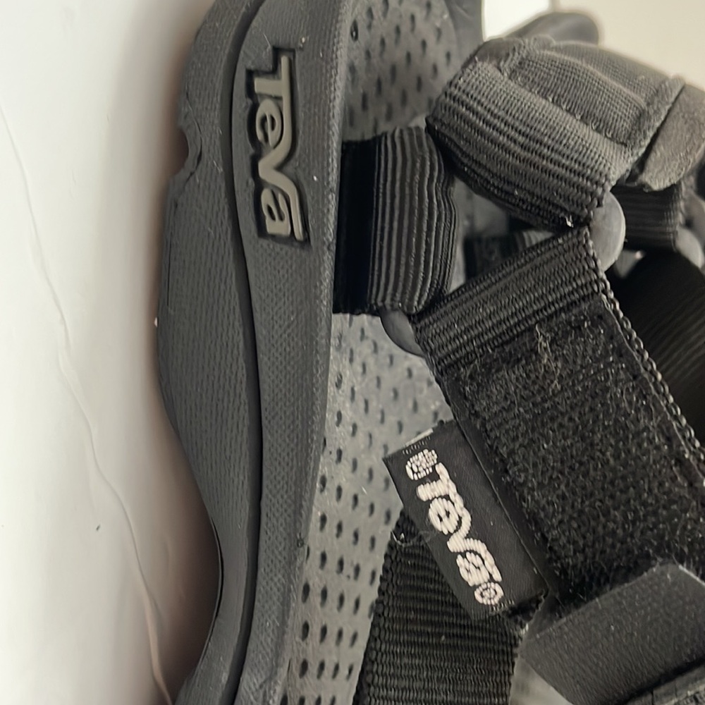 Teva Mens Hurricane 3 Athletic Sandals Black Hook and Loop - Picture 4 of 5